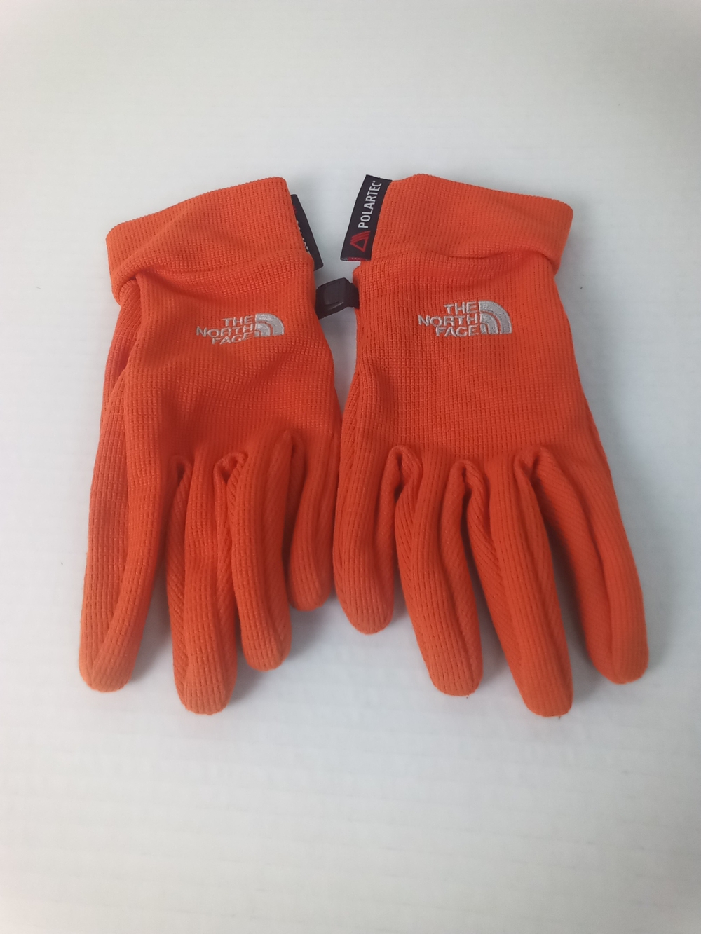 The North Face  Orange Polartec Gloves Unisex M